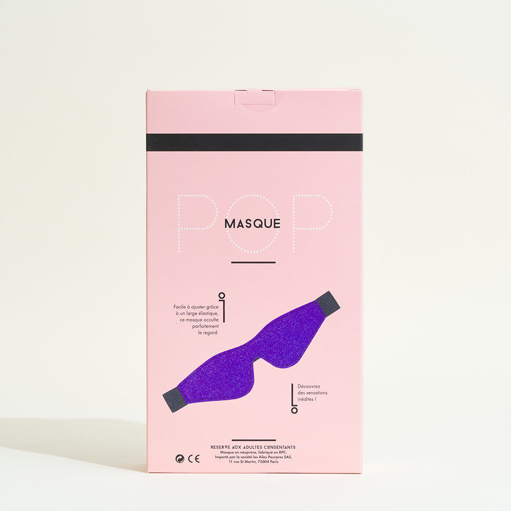 Masque pour les yeux Pop - Violet pailleté