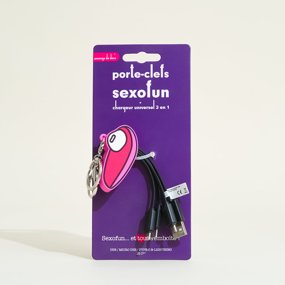Porte-clefs Sexofun chargeur universel - Womanizer
