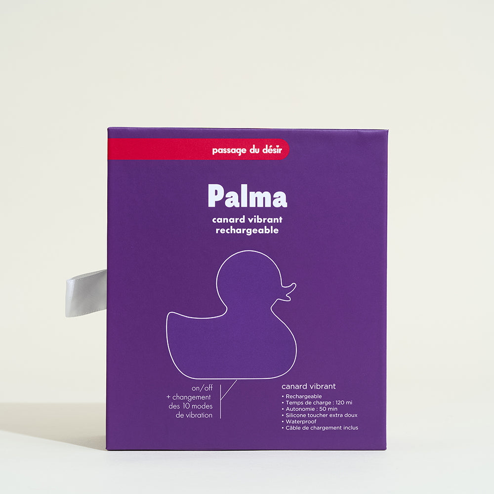 Palma rechargeable vibrant duck Passage du désir