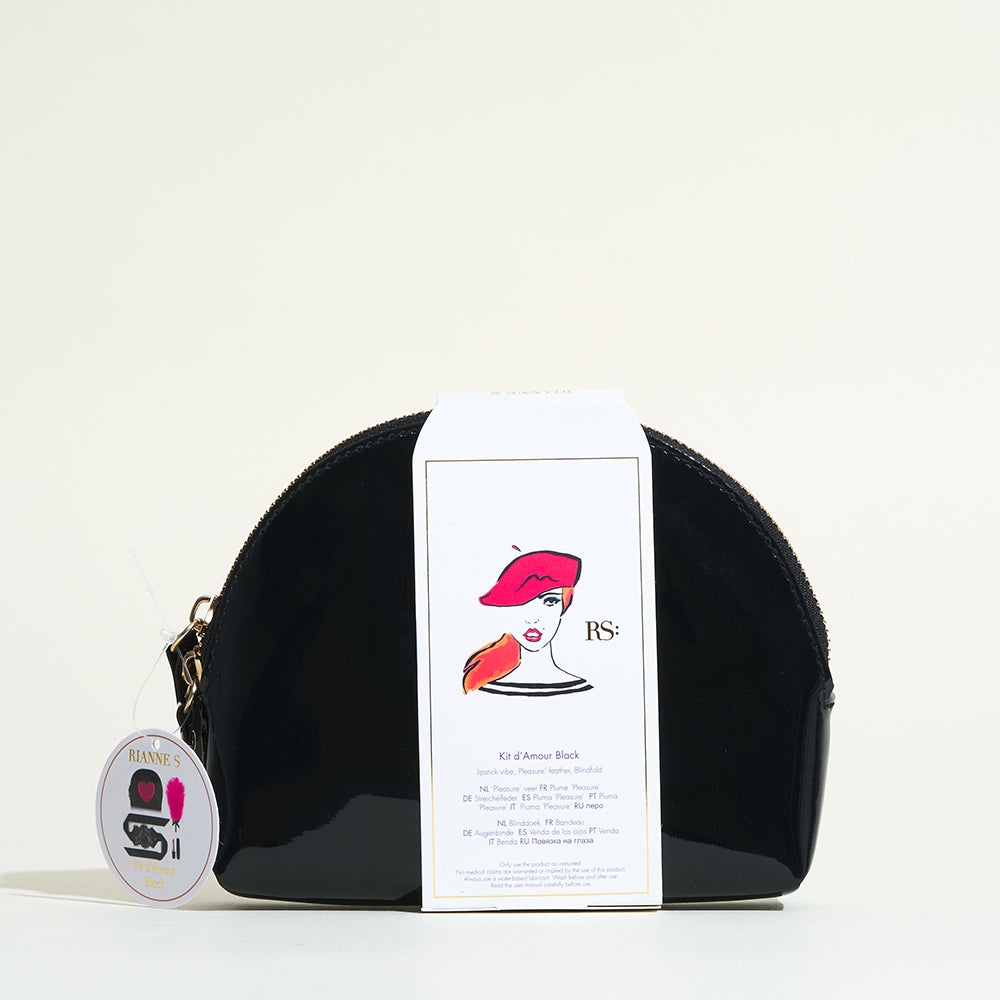 Rouge à lèvres vibrant et accessoires - Noir