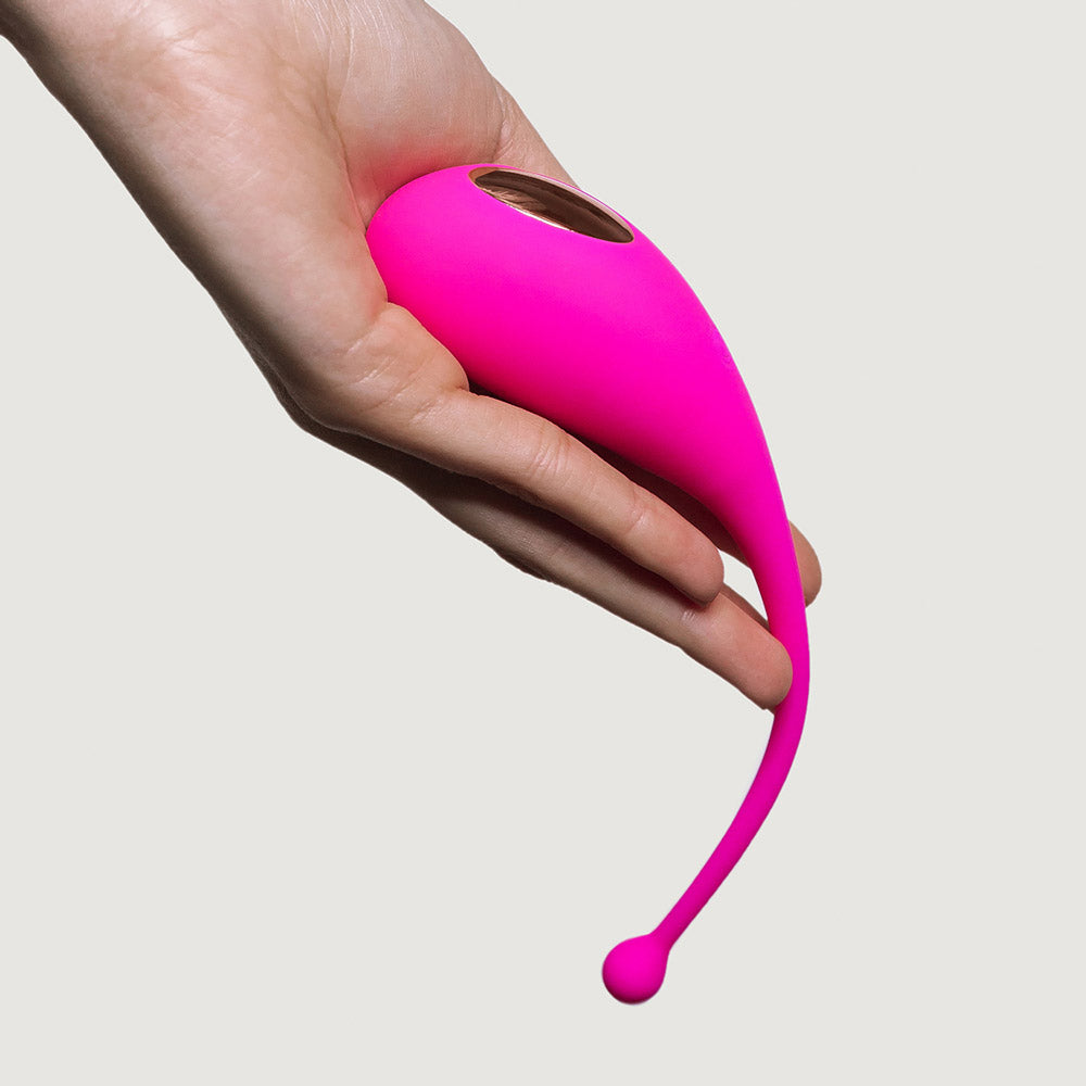 Connected vibrating egg palpitation - Pink