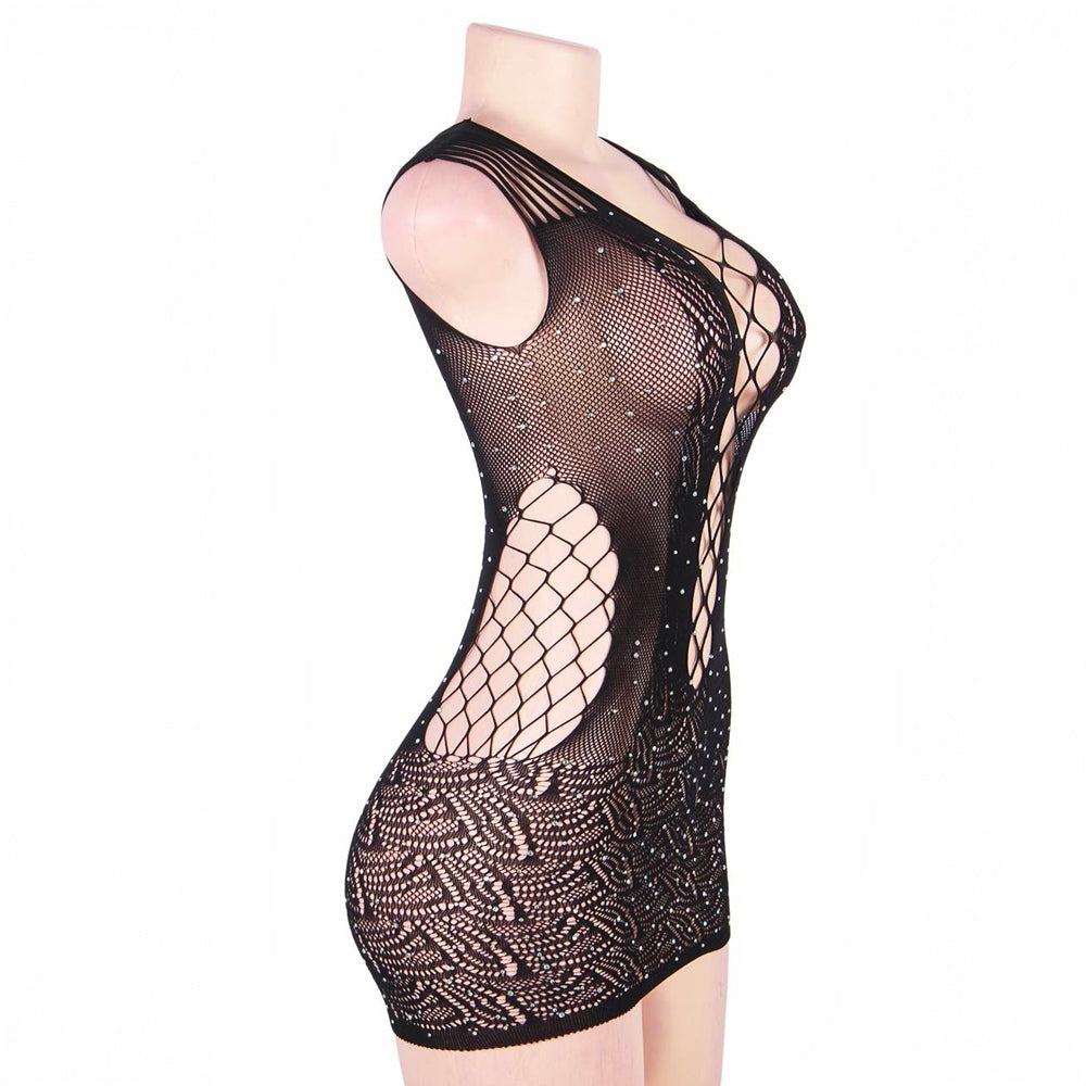 Sexy Kleid Lady Strass OhYeah