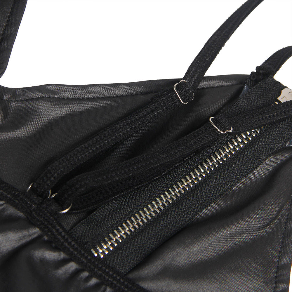 Kleid Wetlook Zip OhYeah