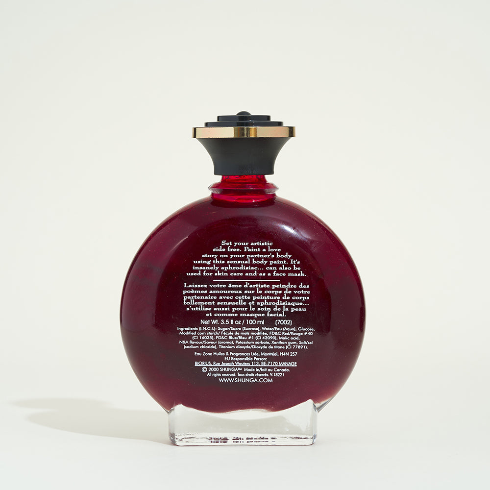 Paint for the sparkling wine/strawberry Shunga - Sparkling Wine/Strawberry Body Paint Shunga