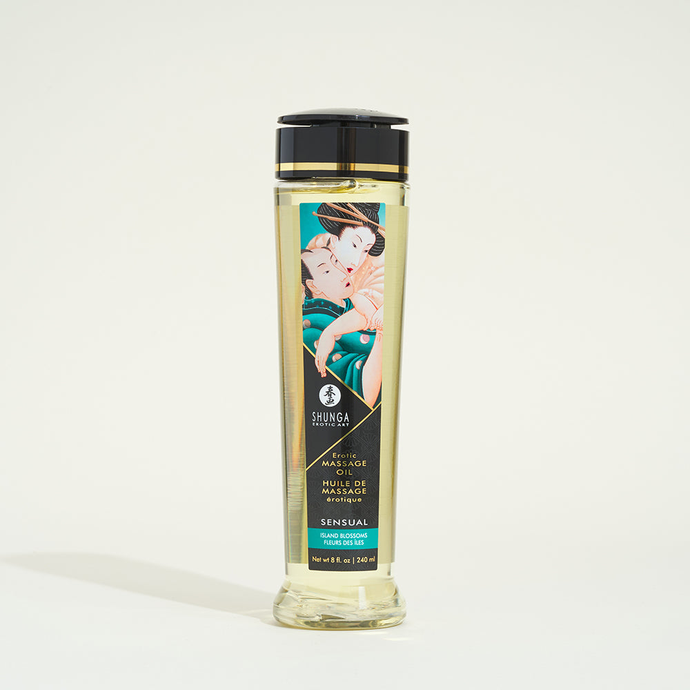 Huiles de massage Shunga - Fleurs des îles