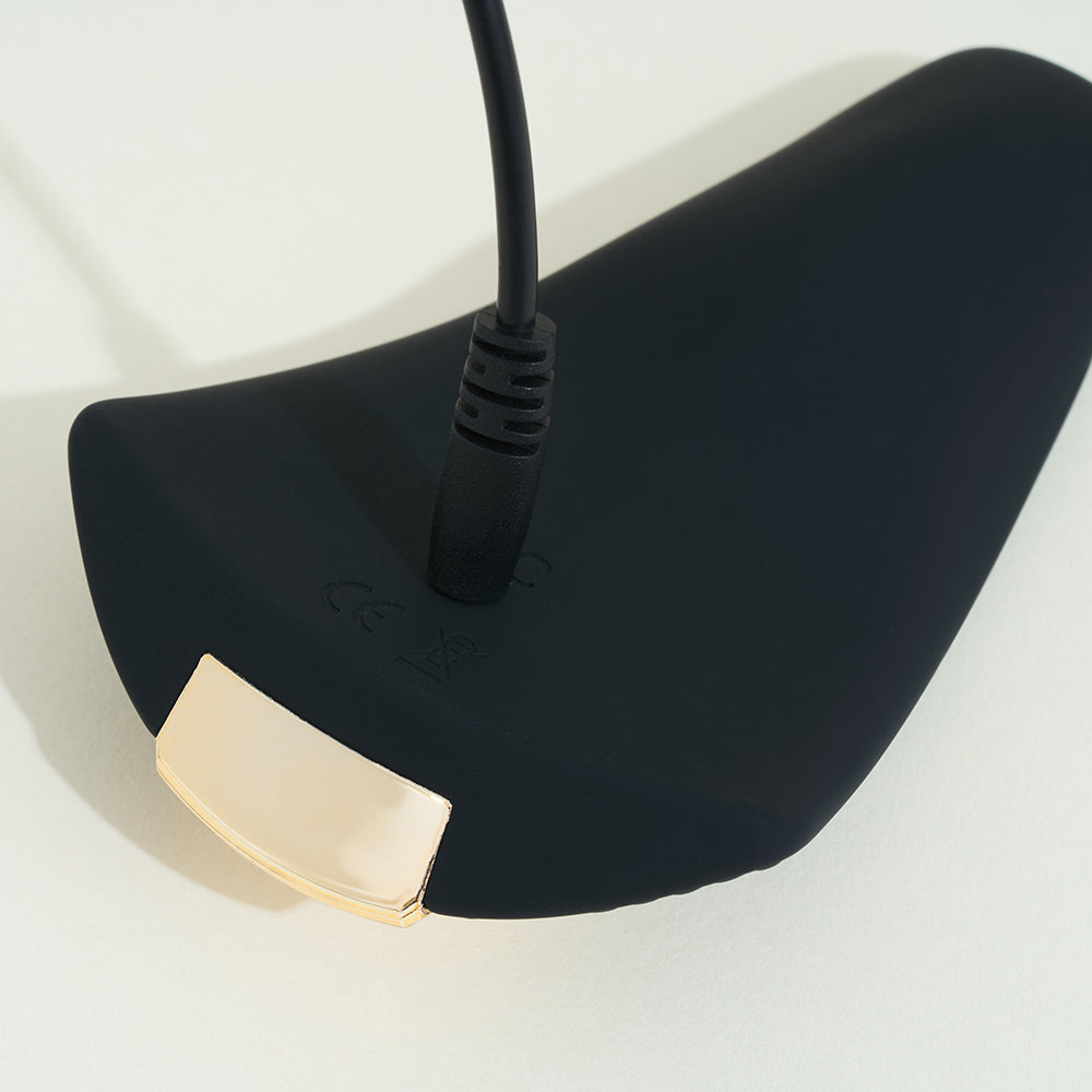 Obi panty vibrator Shunga - Black