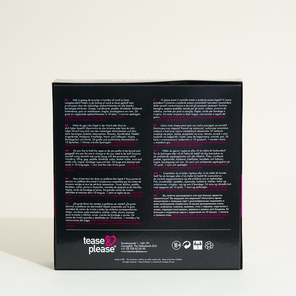 Jeu de Bondage Master & Slave - Violet
