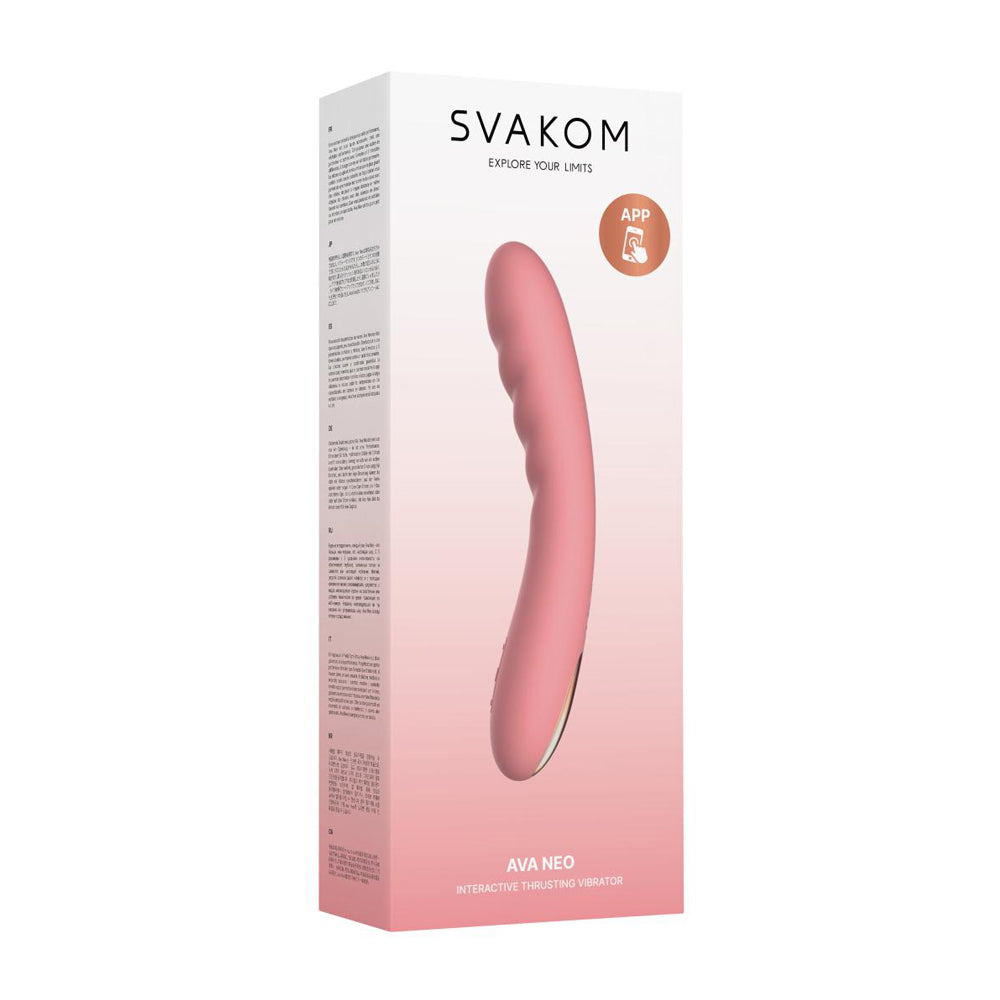 Vibromasseur va-et-vient connecté Ava Neo Svakom - Pêche