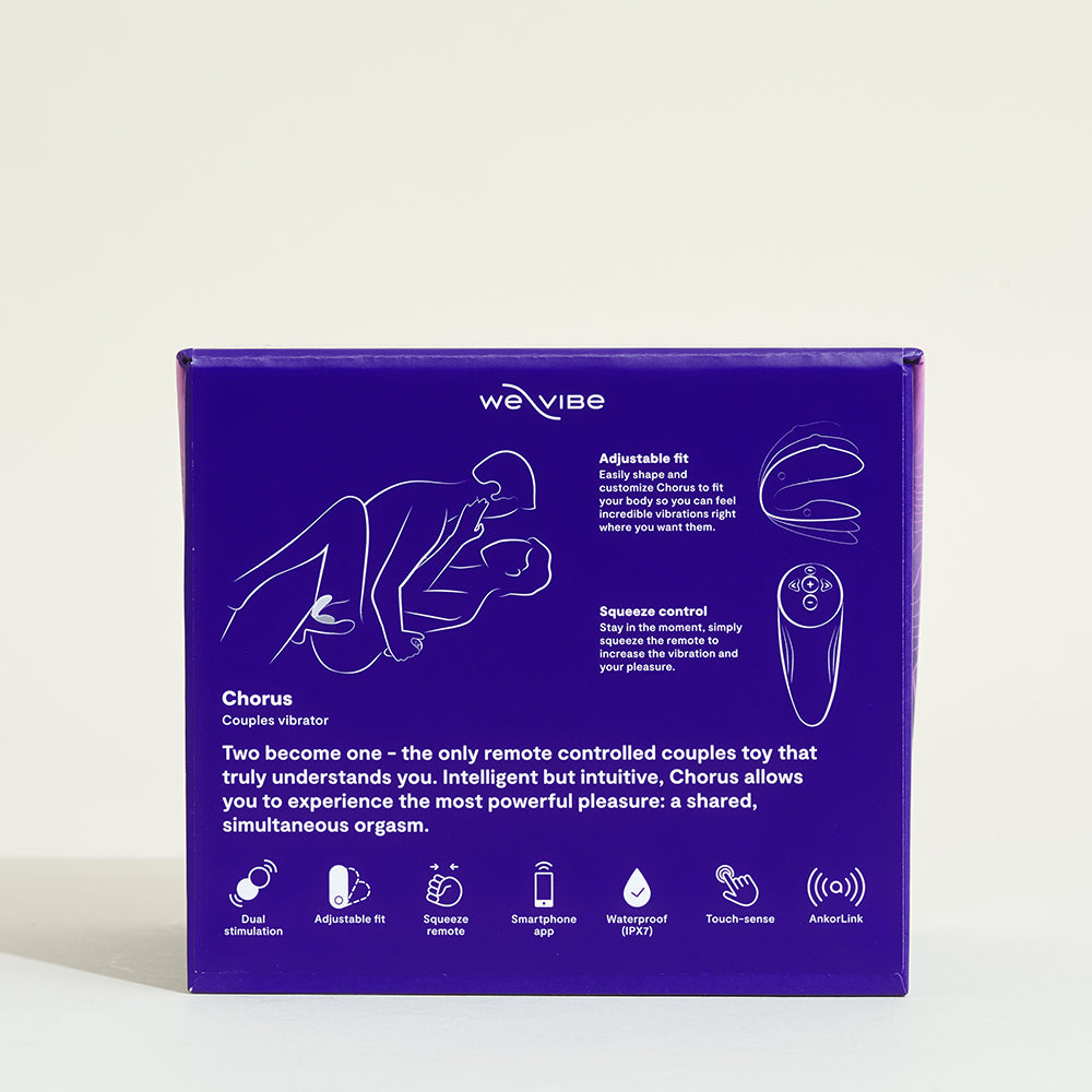 Connected stimulator Chorus for couple - Purple
