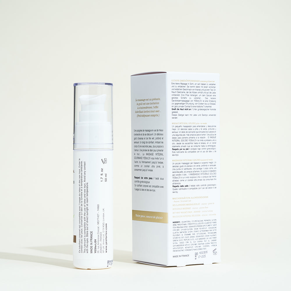 Massage intégral gourmand YESforLOV - Ananas / Thé vert