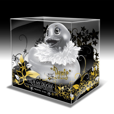 Canard vibrant Star bec pailleté - Argent