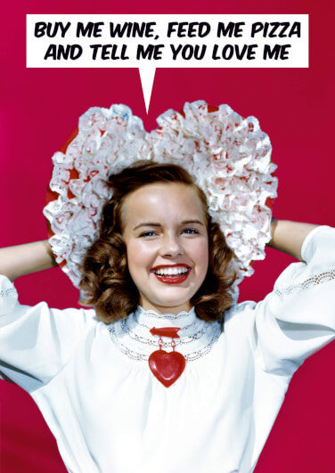 Message cards Dean Morris - Buy Me Wine and Feed Me Pizza