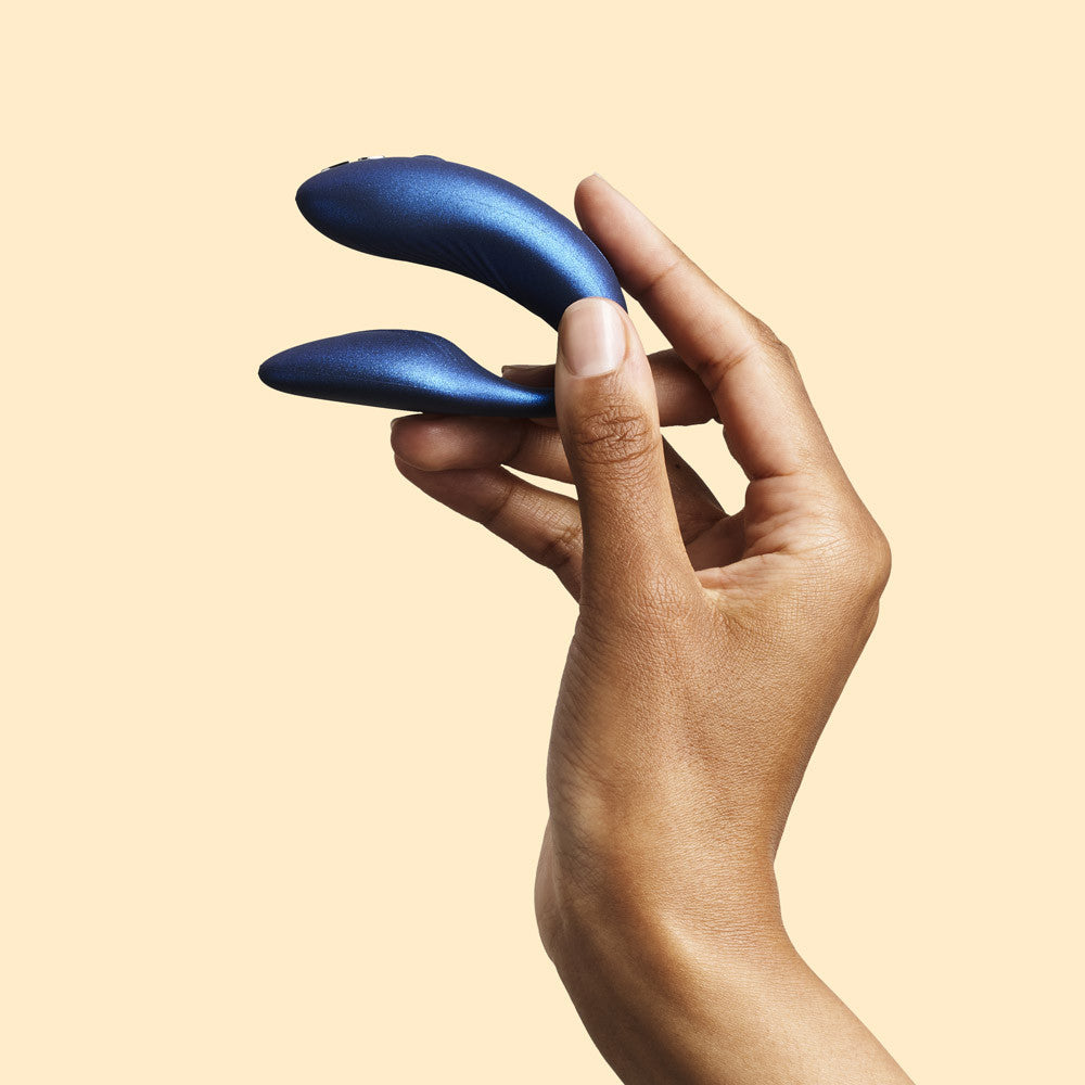 Connected stimulator Chorus for couple - Metallic blue