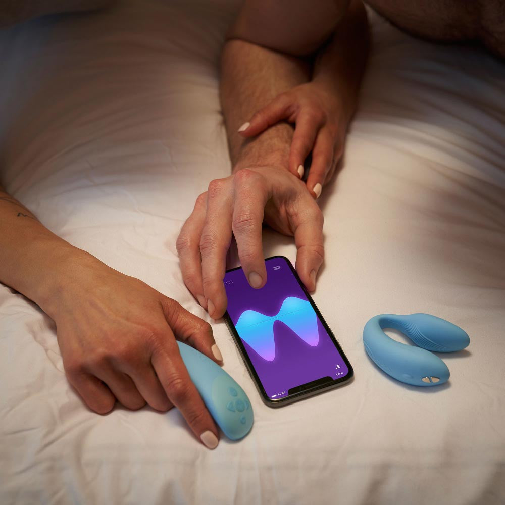 Connected stimulator Chorus for couple - Blue