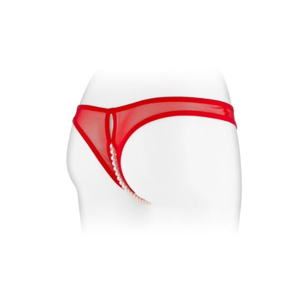 Open panties perlita - Red