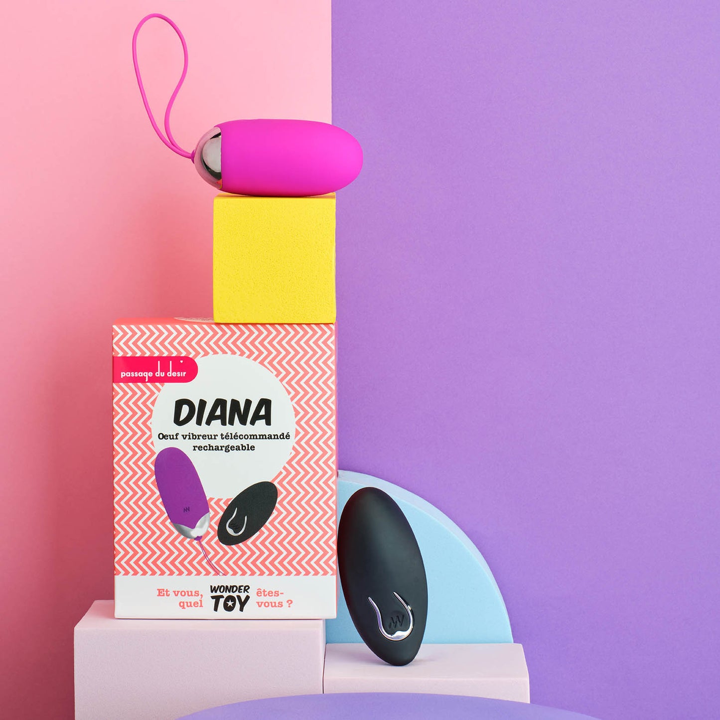Diana Remote Control Vibrating Egg - Diana vibrating egg Remote control Wonder Toys