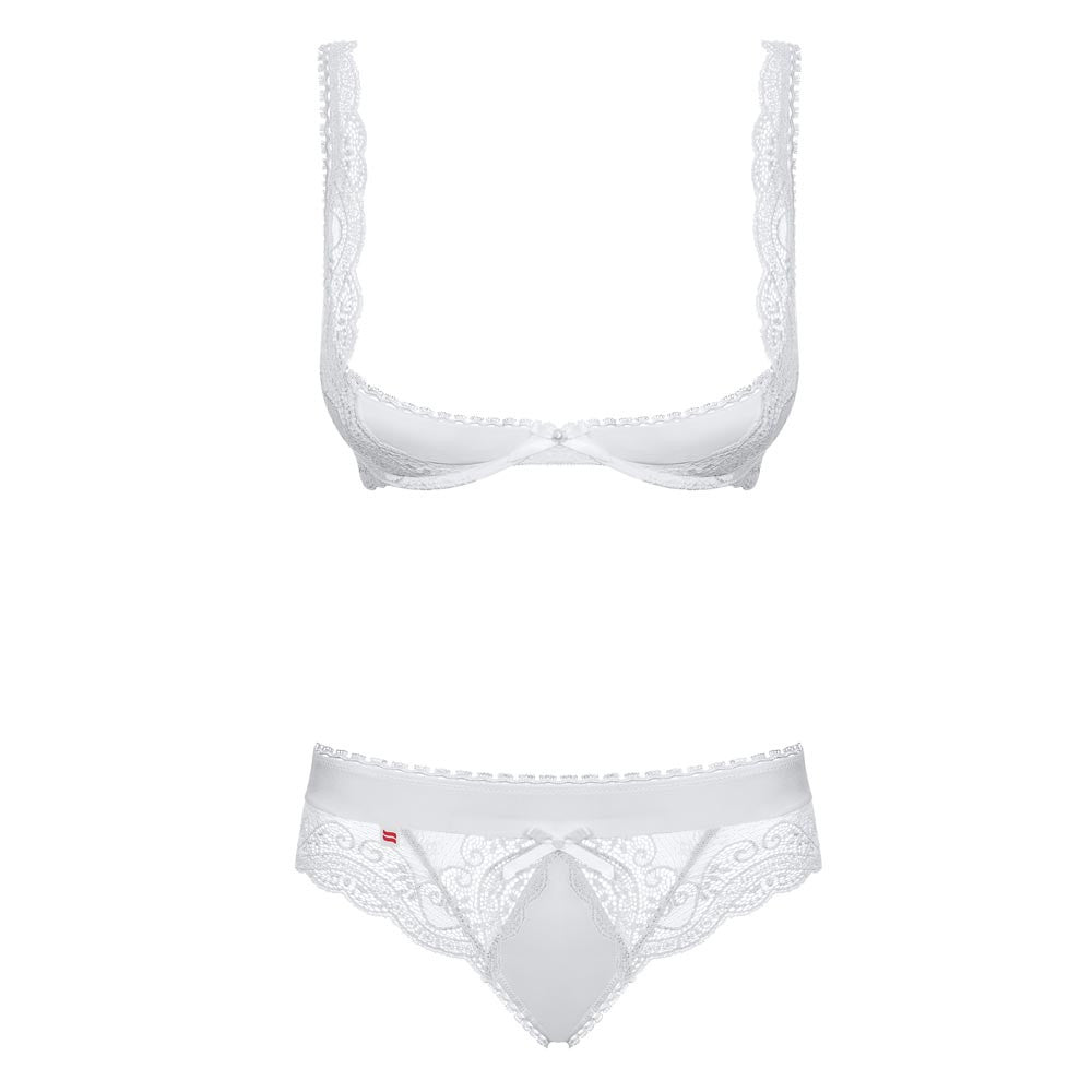 Ensemble ouvert Miamor Obsessive - Blanc