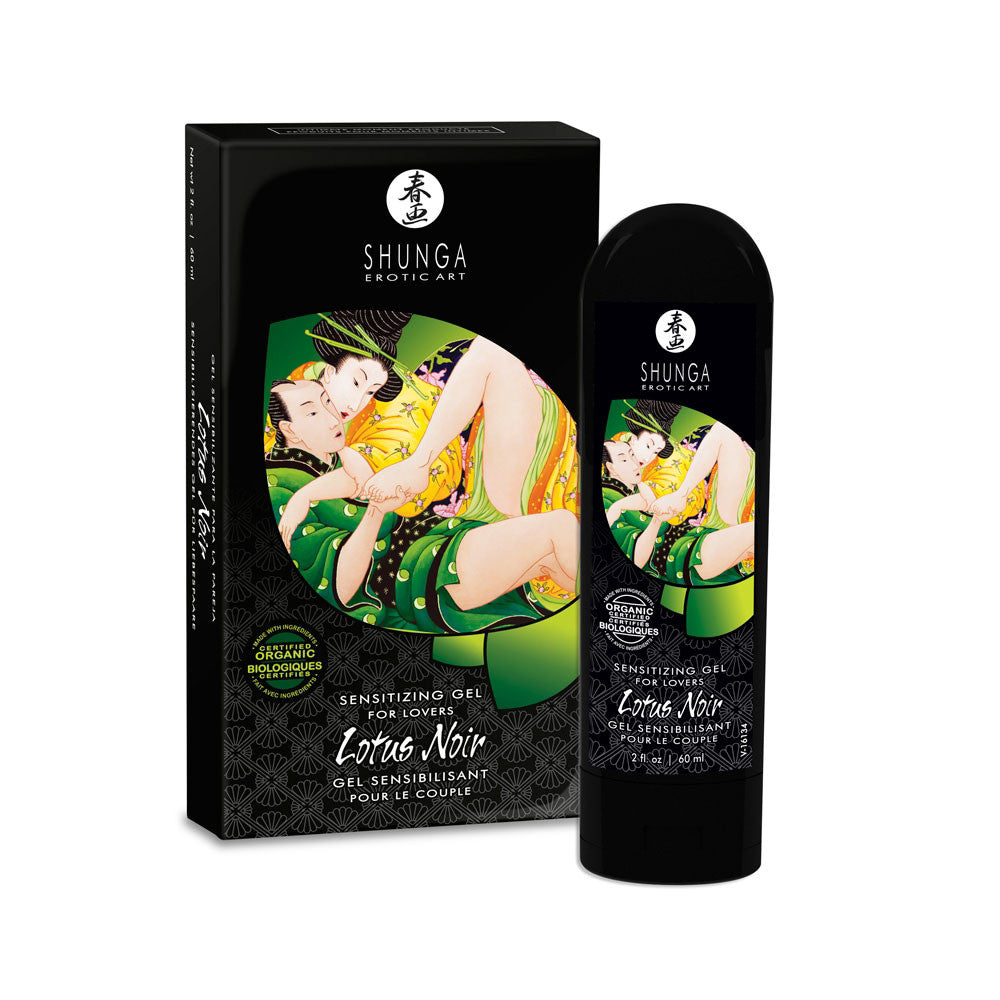 Awareness gel for the black lotus couple of Shunga - Sensitizing gel for couples Lotus Noir Shunga