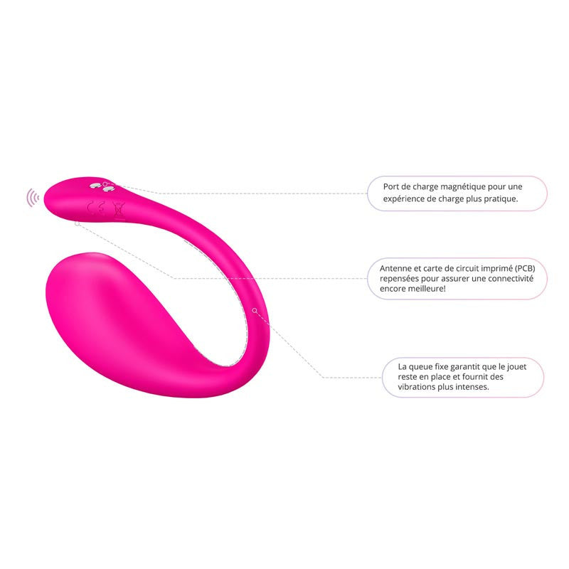 The Vibrating Lush 3 connected egg from Lovense - The egg Vibrating Lush 3 Lovense