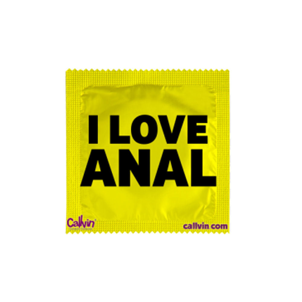 Humoristische Kondome nach Wahl - I Love Anal