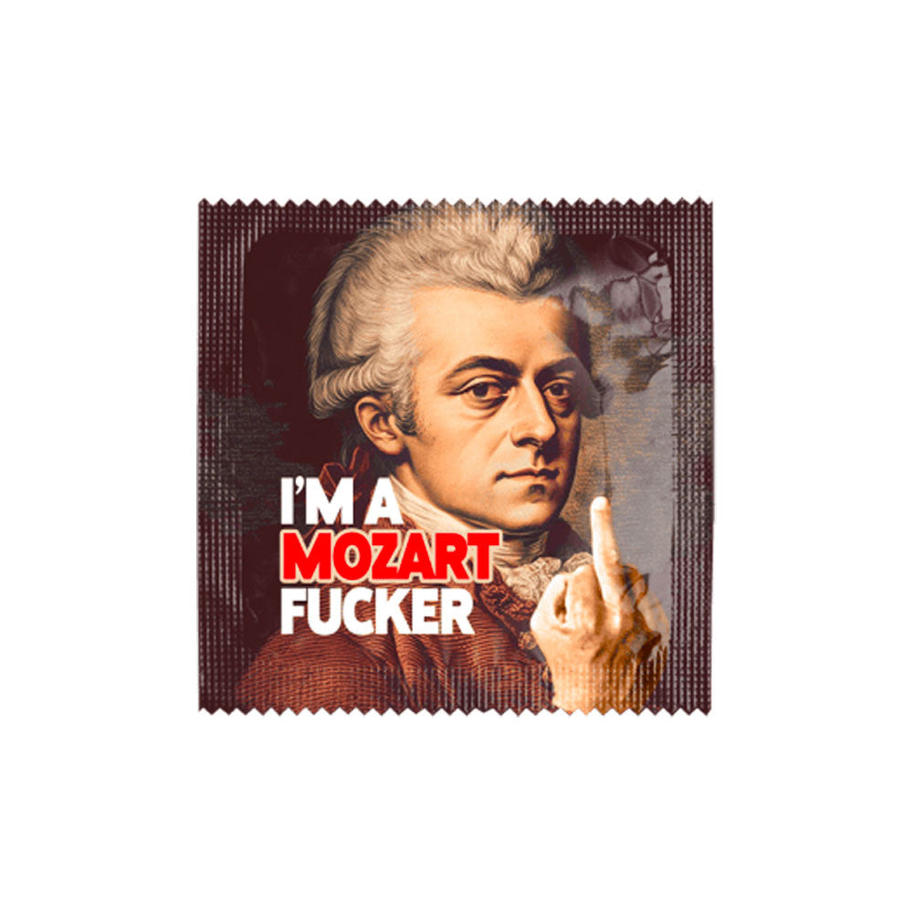 Humoristische Kondome nach Wahl - I'm a mozart fucker
