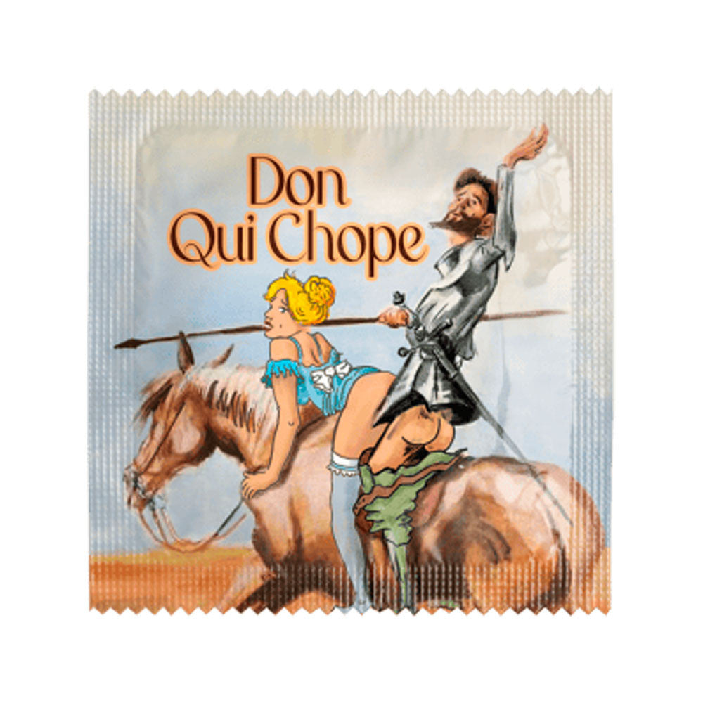 Humoristische Kondome nach Wahl - Don qui chope