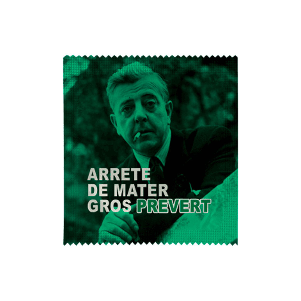 Humoristische Kondome nach Wahl - Hör auf zu glotzen, du großer Perverser