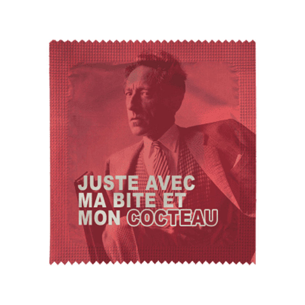 Humoristische Kondome nach Wahl - Juste avec ma bite et mon cocteau