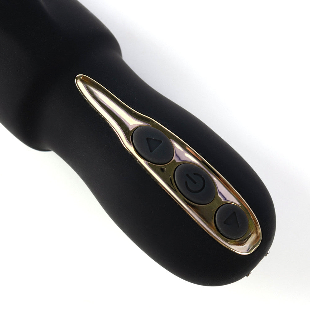 Rön Vibrator wide ribs Black Edition - Rön wide ribbed vibrator Black Edition