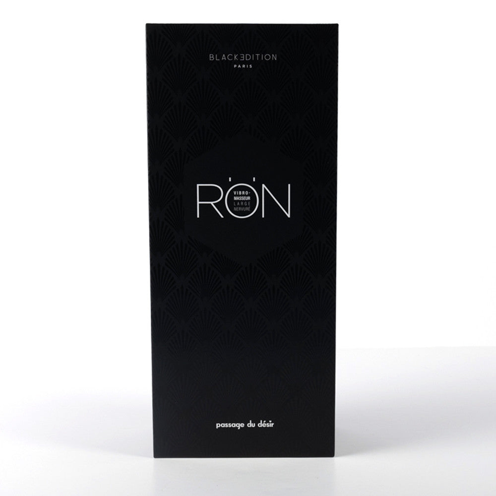 Rön Vibrator wide ribs Black Edition - Rön wide ribbed vibrator Black Edition