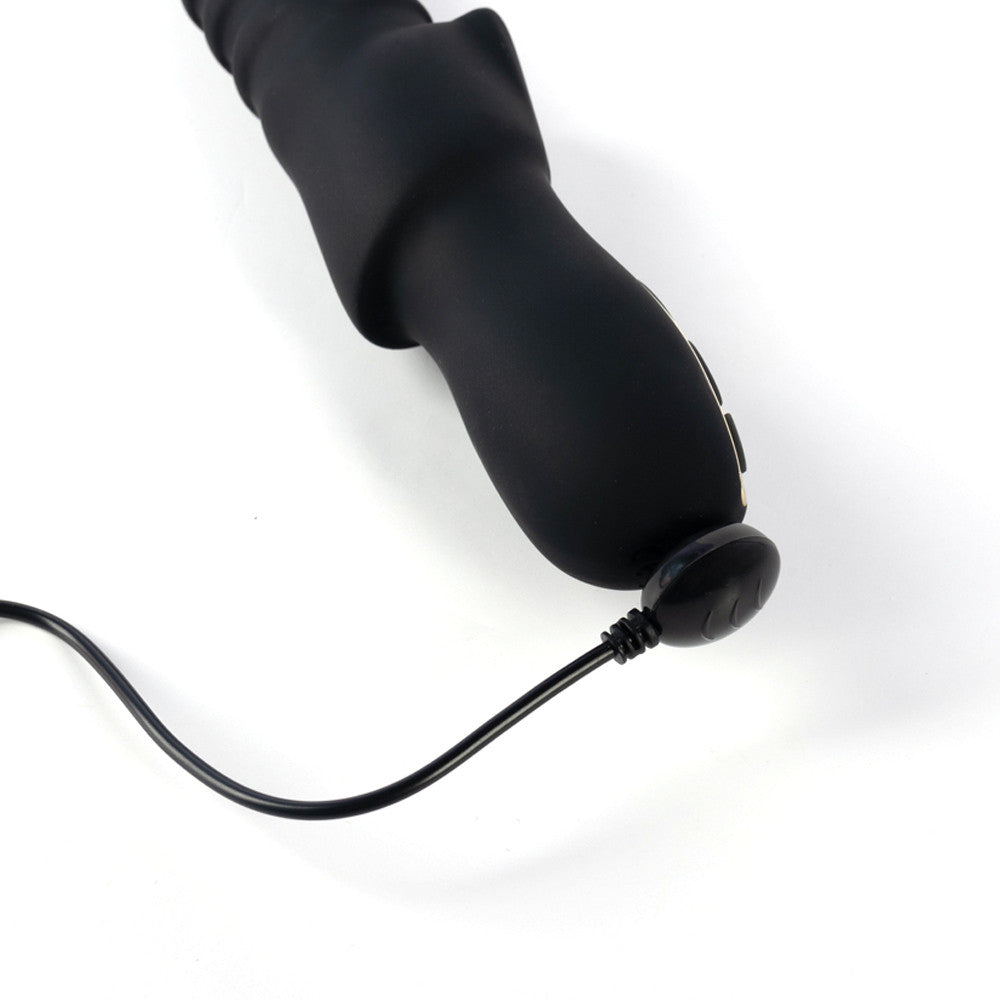 Rön Vibrator wide ribs Black Edition - Rön wide ribbed vibrator Black Edition