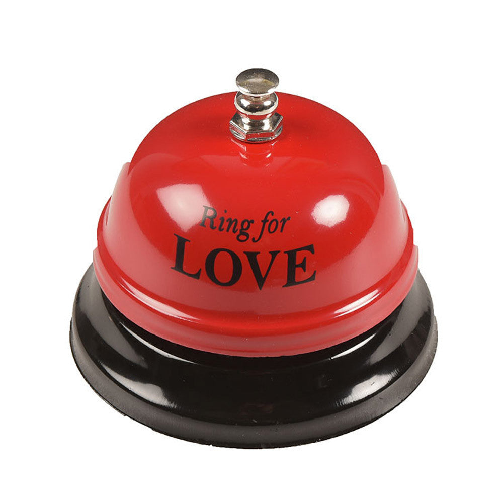 Sonnette de comptoir Ring For Love - Rouge