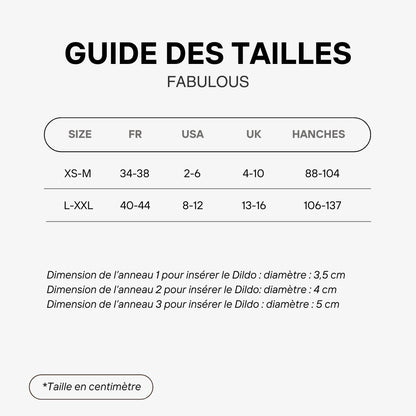 Harnais Fabulous Strap On Me - Harnais Fabulous Strap On Me