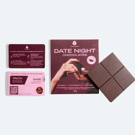 Dunkle Schokolade Aphrodisiakum Erdbeere und Gewürze
