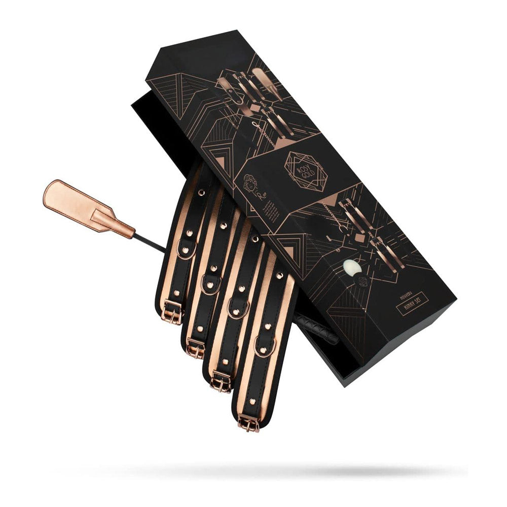 Rosy Gold – 9-piece BDSM Set 
