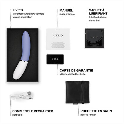 Verbonden G-spot vibrator Liv 3 Lelo - Blauw