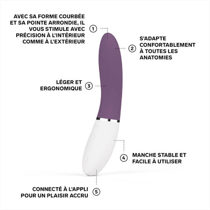 Verbonden G-spot vibrator Liv 3 Lelo - Paars