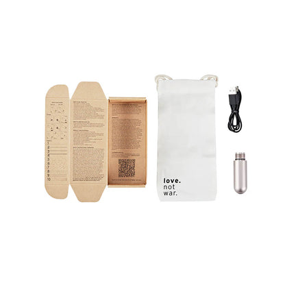 Vibro éco-responsable Love Not War - Vibro éco-responsable Love Not War