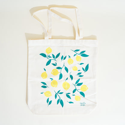 Fruity tote Bag Agathe Sorlet - Lemon