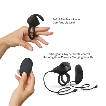 Remote -controlled vibrant ring mr & mrs vibe love to love