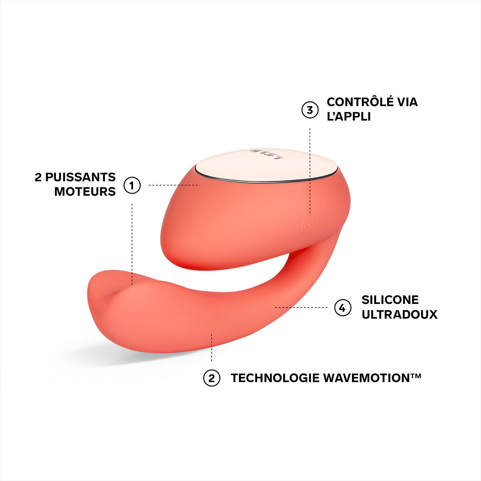 IDA Wave de Lelo - Corail