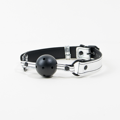 Bâillon boule Motus - Argent