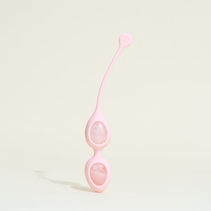 Yonii de Biird boules de kegel en quartz rose