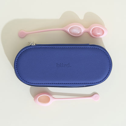 Yonii de Biird boules de kegel en quartz rose