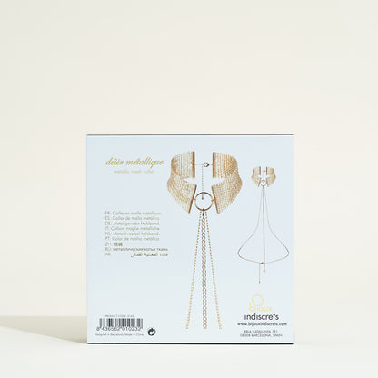 Metal desire necklace of Bijoux Indiscrets - Gold