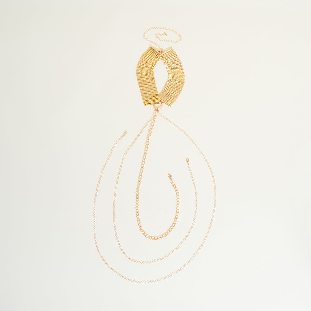 Metal desire necklace of Bijoux Indiscrets - Gold