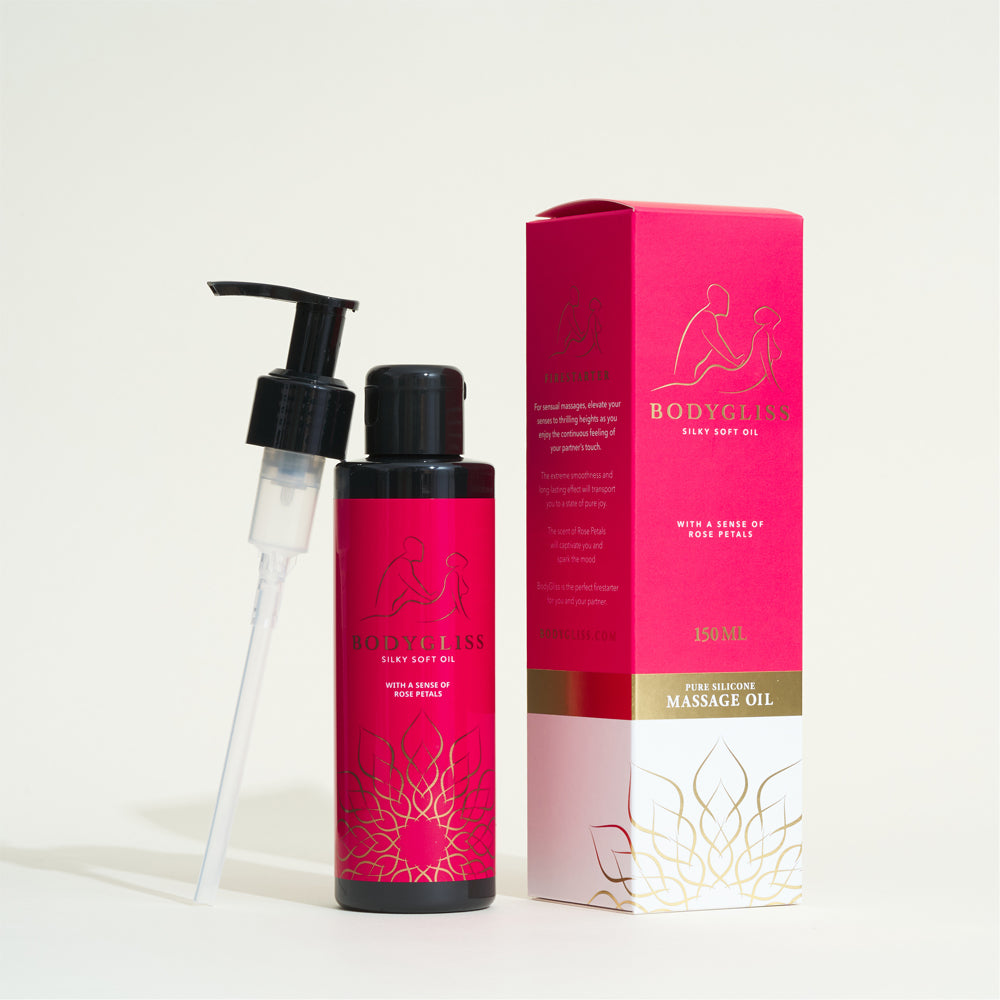 2 in 1 bodygliss massage oil - Rose petals