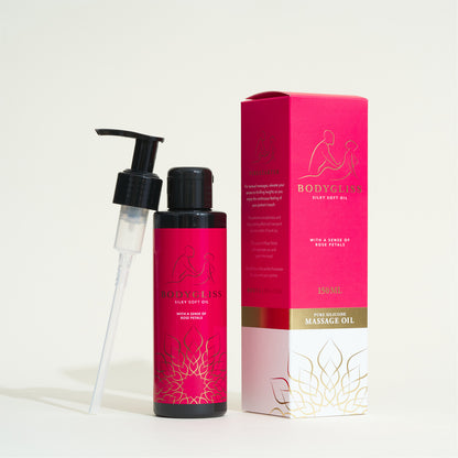 2 in 1 bodygliss massage oil - Rose petals