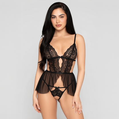 Babydoll and open panties  - Babydoll and open panties 