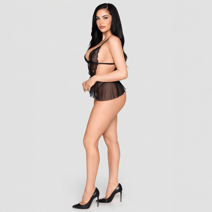 Babydoll and open panties  - Babydoll and open panties 